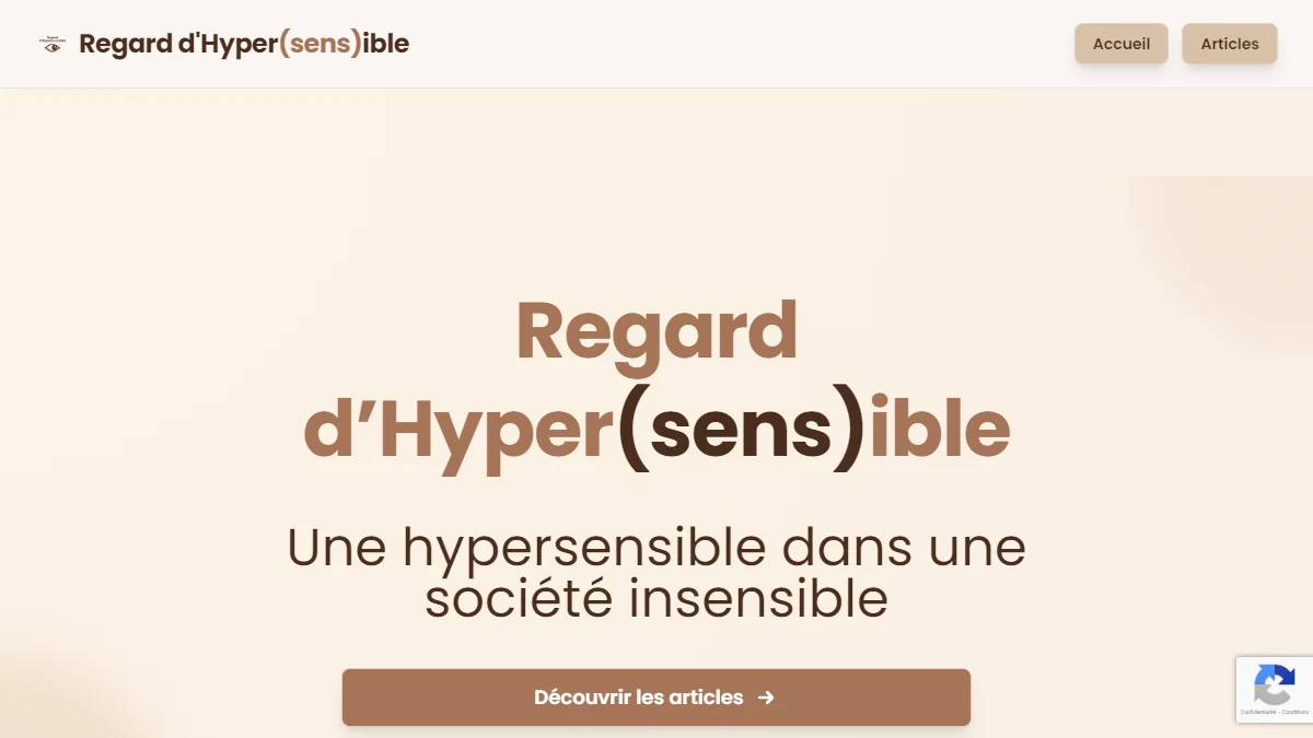 Regard d'Hyper(sens)ible